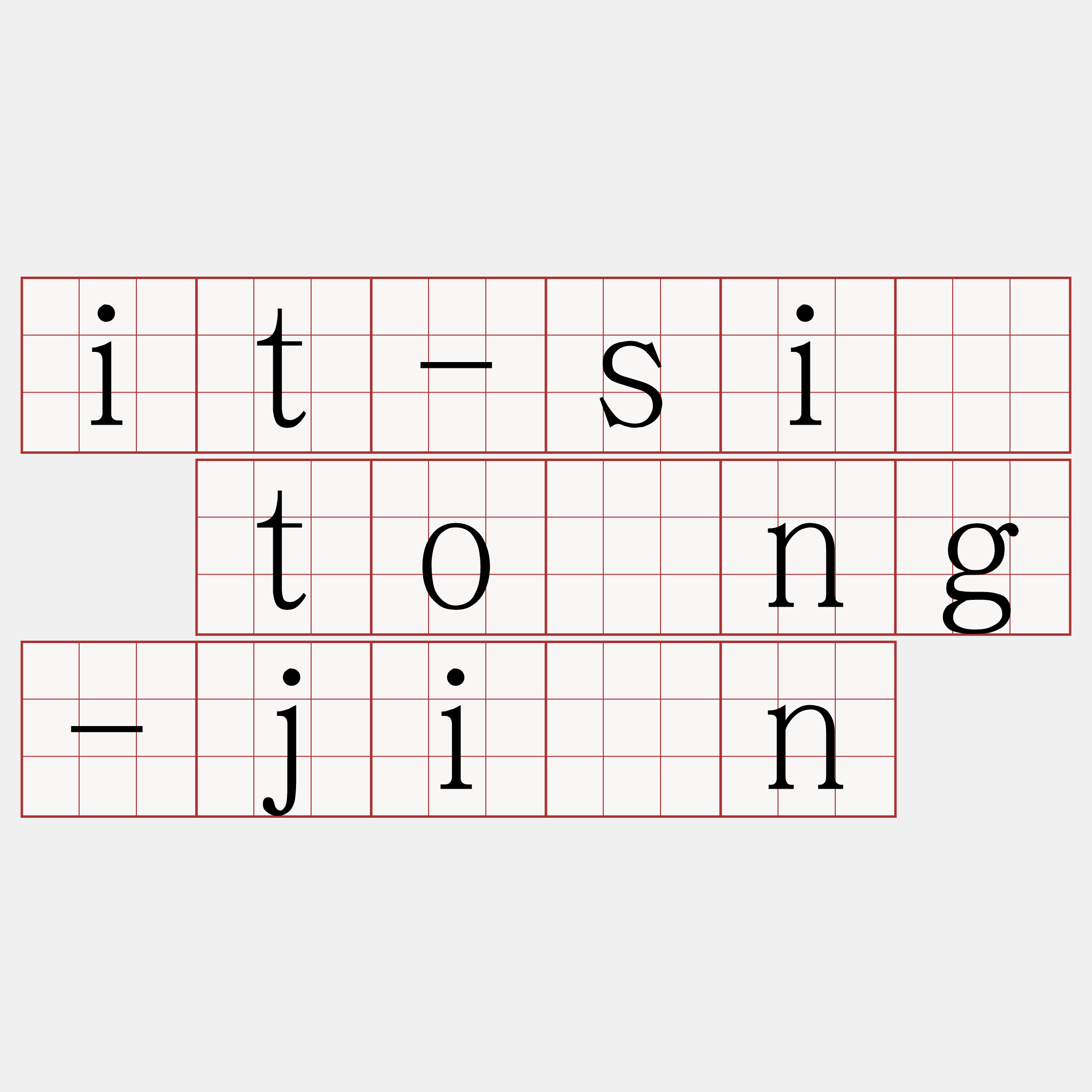 it-sī tông-jîn